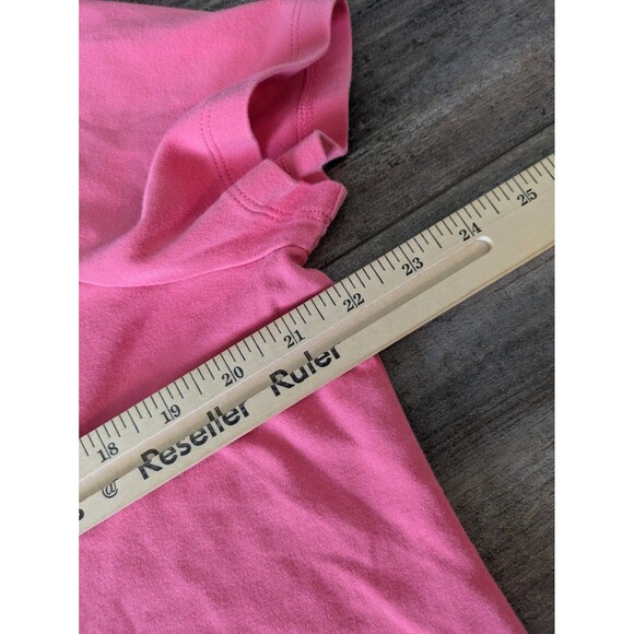 2X L.L.Bean Women's Pima Cotton Crewneck T-Shirts Pink & Green Size XL 207242 - Picture 4 of 11